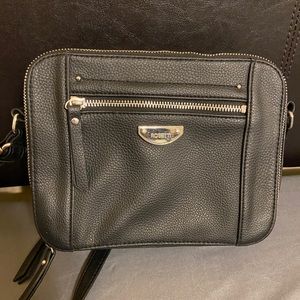 Leather cross body bag